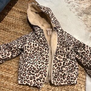 Sweet Stories Kids Leopard Print Jacket l 24M